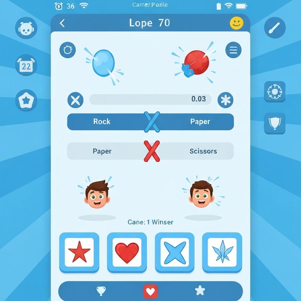 Rock Paper Scissors Game App preview